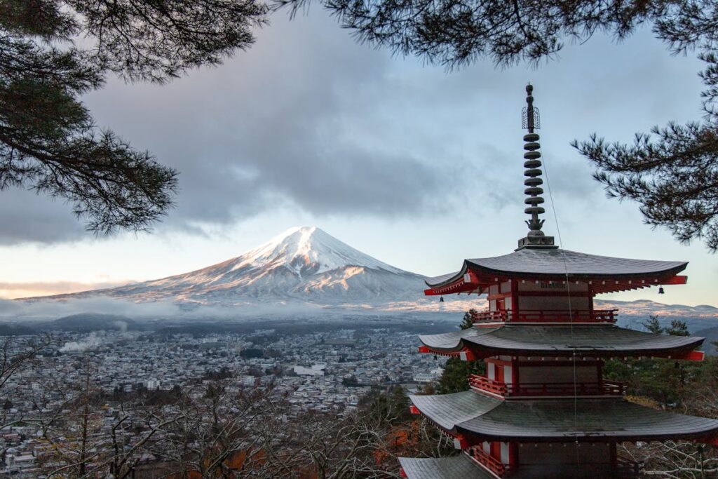Mount Fuji Japan landscape