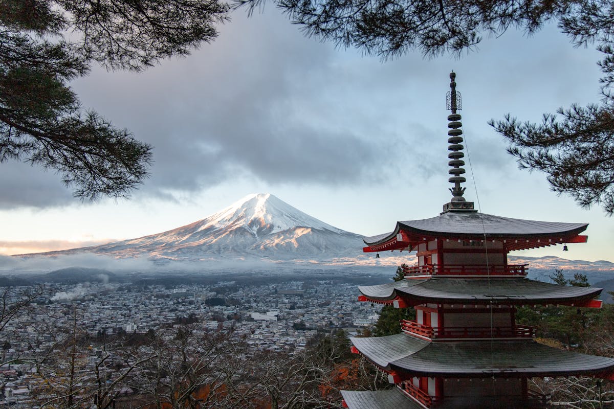 Mount Fuji Japan landscape