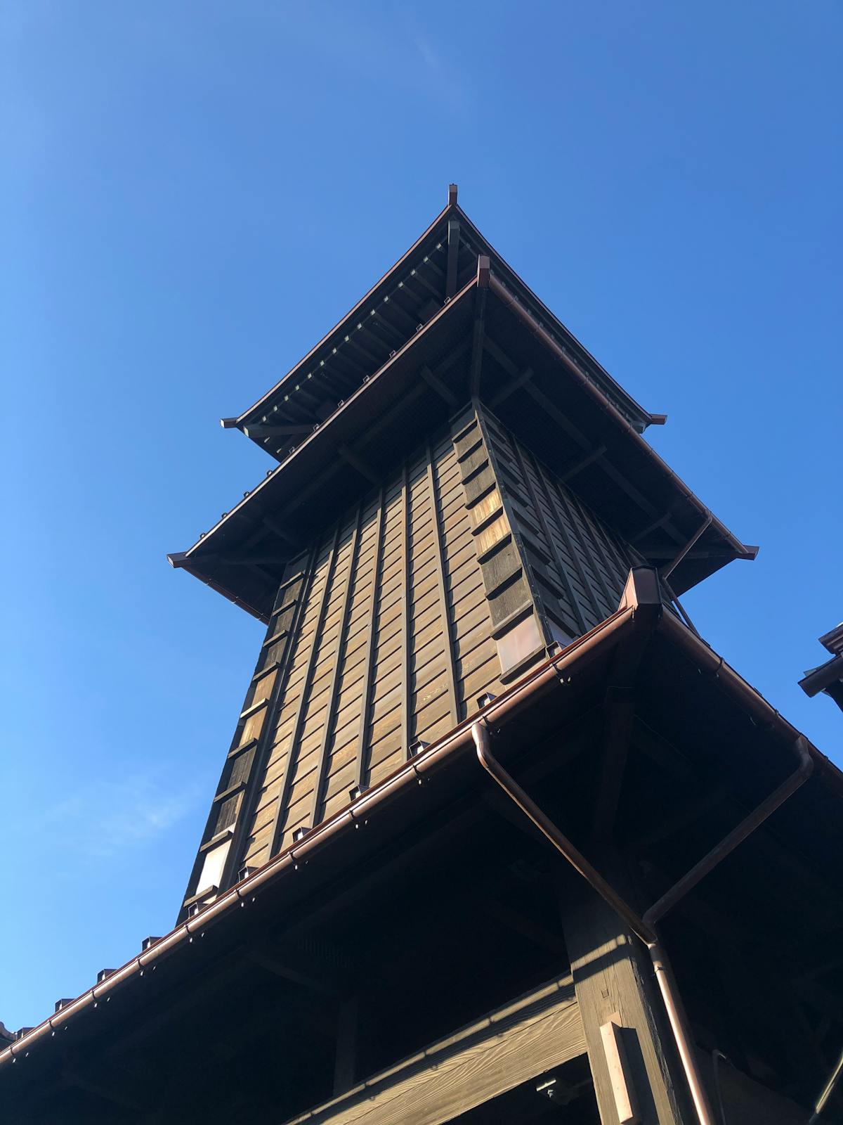 The historic wooden Toki no Kane Bell of Time tower in Kawagoe, Little Edo, Saitama