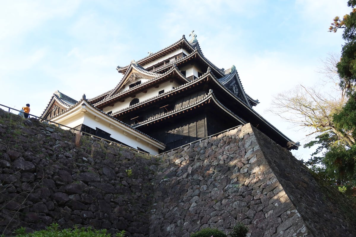 Matsue Castle, a black original Japanese castle keep in Shimane Prefecture