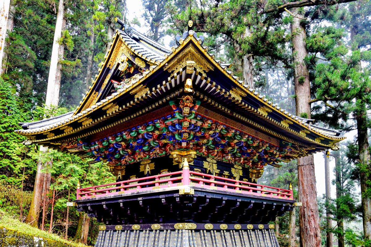 Konjikido Golden Hall at Chusonji Temple in Hiraizumi, Iwate Prefecture, UNESCO World Heritage Site
