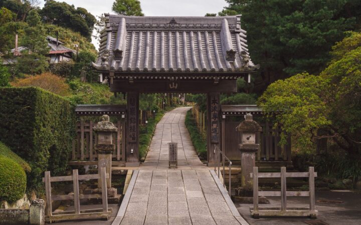 A temple building at Koyasan monastery town