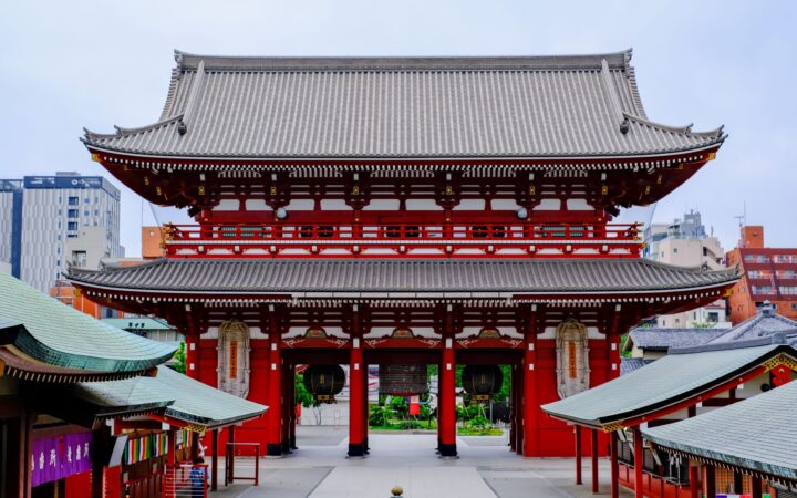 Hozomon Gate of Senso-ji Temple in Asakusa, Tokyo