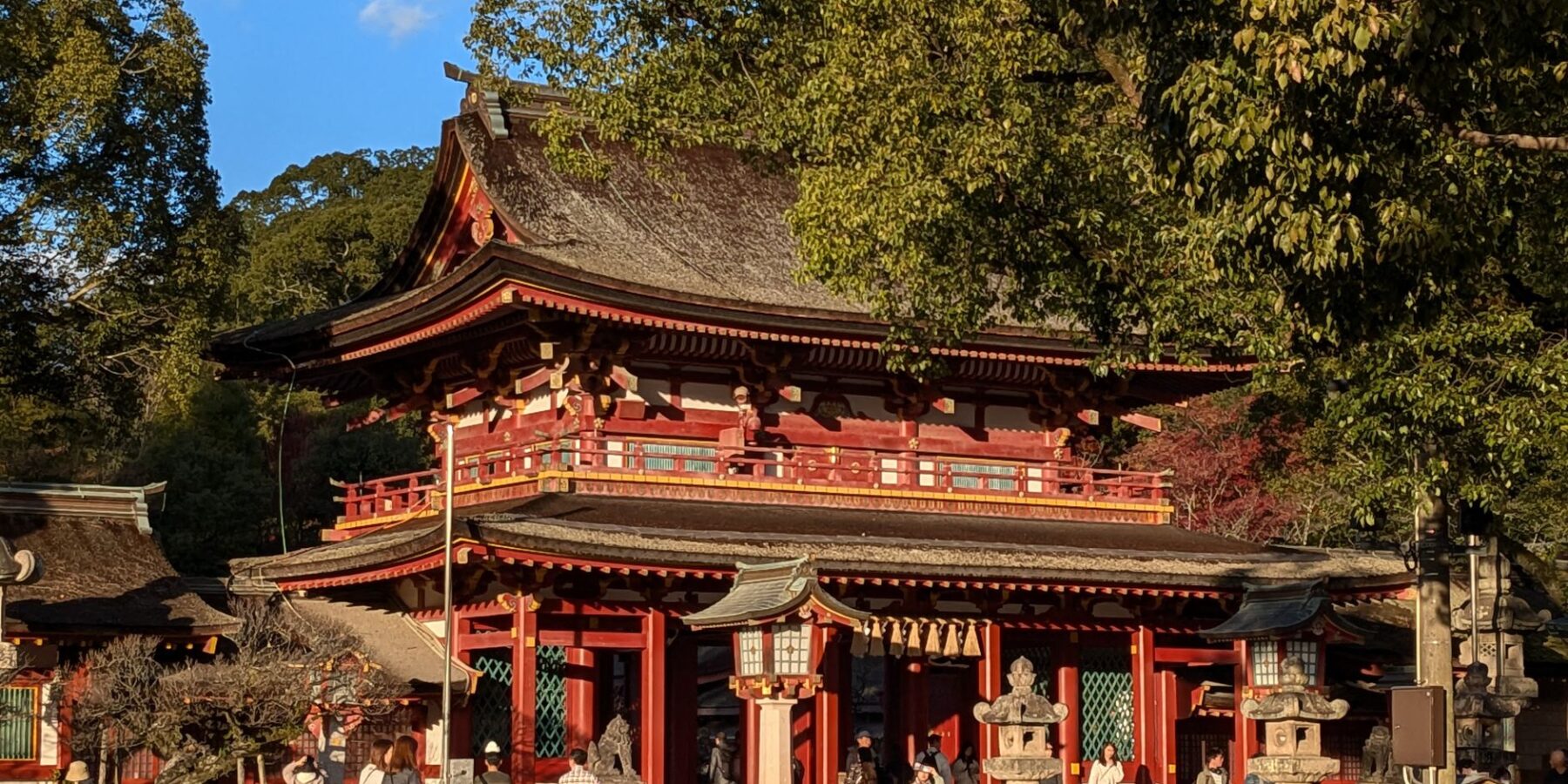 Vermilion gate of Dazaifu Tenmangu Shrine, Fukuoka