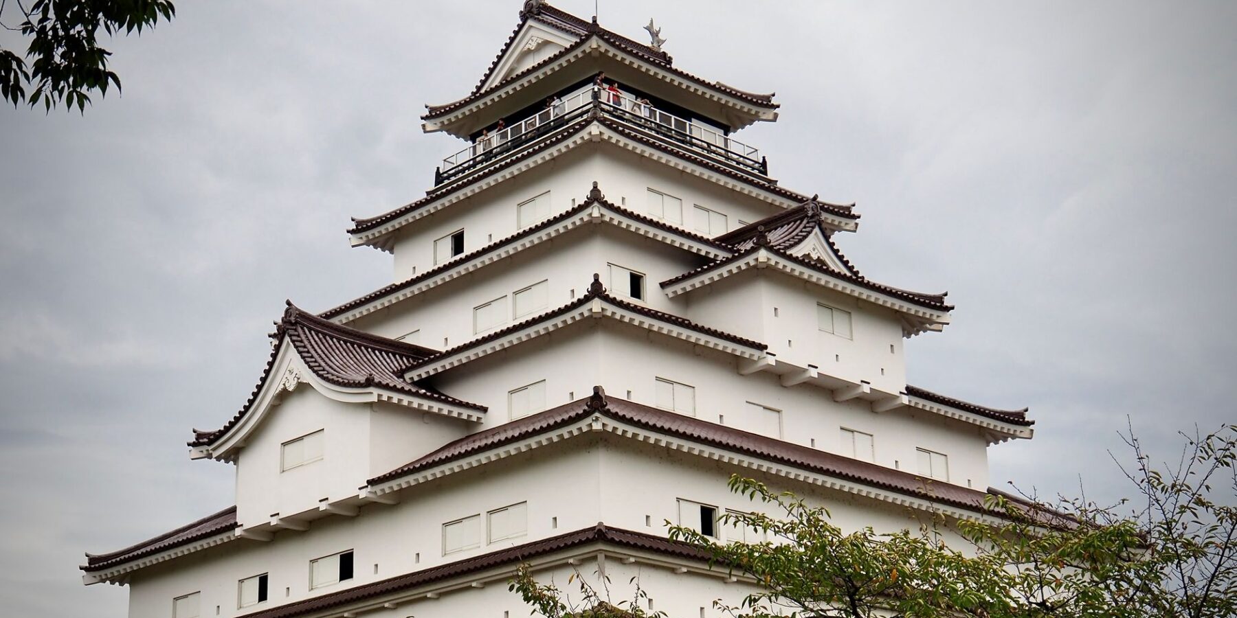 Tsuruga Castle (Tsurugajo) in Aizu-Wakamatsu, Fukushima