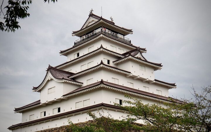 Tsuruga Castle (Tsurugajo) in Aizu-Wakamatsu, Fukushima